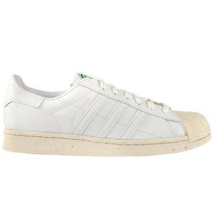 adidas FW2292 Mens Superstar Sneakers Shoes Casual - Off White/White Size 11